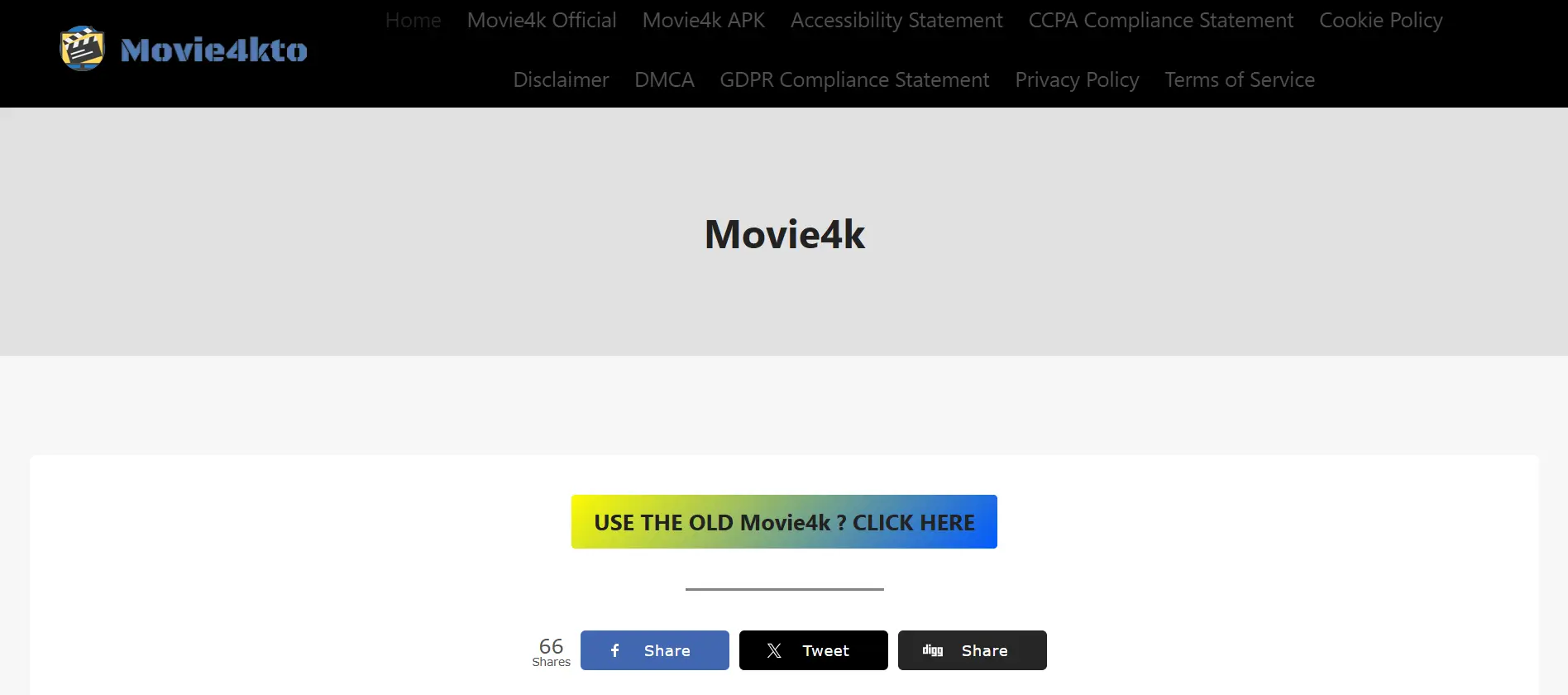 Movie4K website offering various video quality options for free streaming, but with risks such as illegal content distribution, outdated links, and intrusive advertisements.