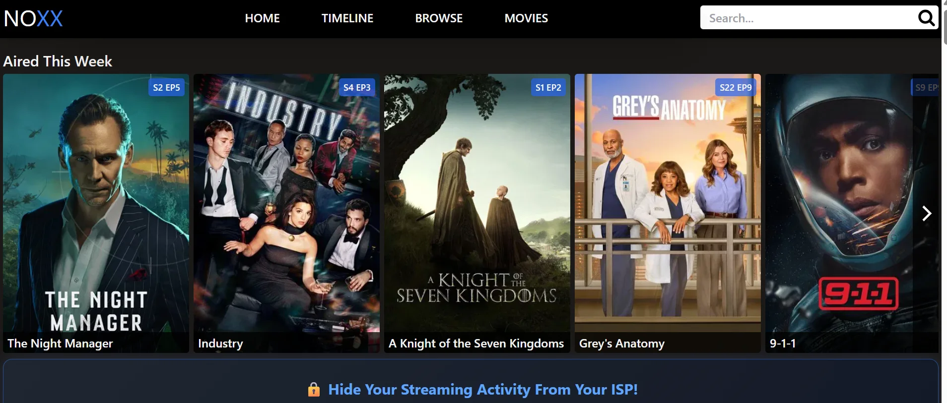Noxx website offering movie-focused content with a simple interface but operating illegally, with limited TV shows, security concerns, and advertising.