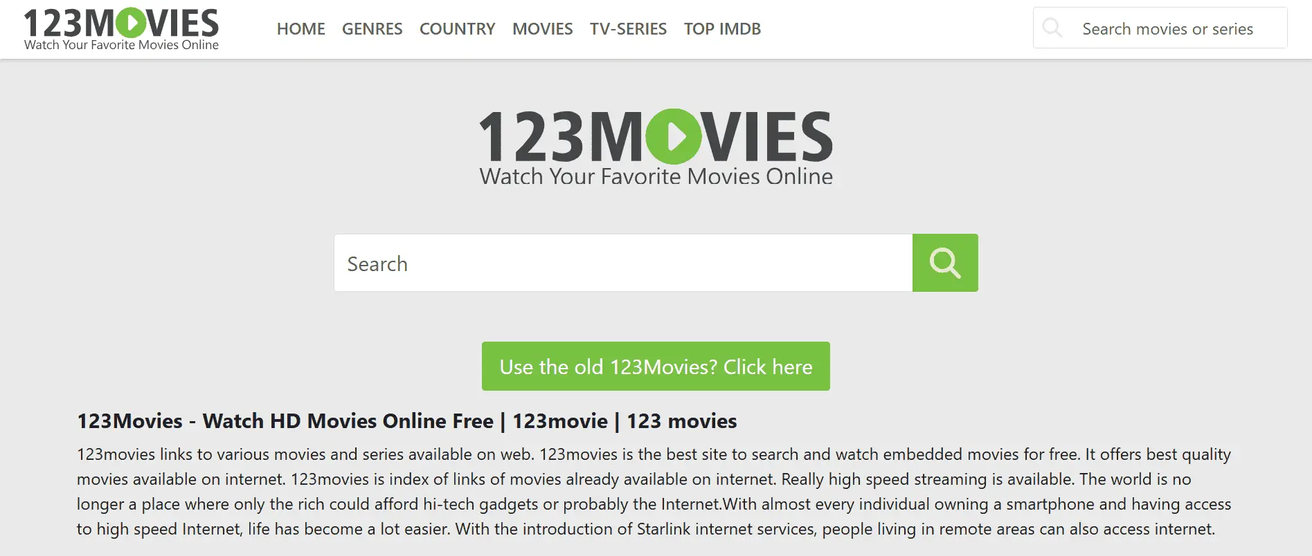 123Movies homepage showing free HD movie streaming with multiple pop-ups, fake download buttons, and high security risks