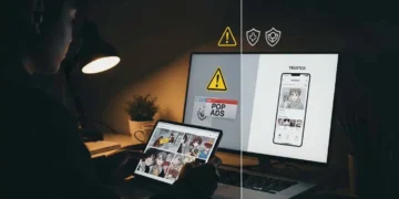 Webtoon XYZ safety and legal comparison showing malware risks, copyright concerns, and official webtoon alternatives in 2026
